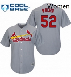 Womens Majestic St Louis Cardinals 52 Michael Wacha Authentic Grey Road MLB Jersey Womens Majestic St Louis Cardinals 52 Michael Wacha Authentic Grey Road MLB Jersey