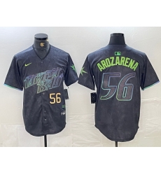 Men Tampa Bay Rays 56 Randy Arozarena Charcoal 2024 City Connect Limited Stitched Baseball Jersey 9 Men Tampa Bay Rays 56 Randy Arozarena Charcoal 2024 City Connect Limited Stitched Baseball Jersey 9