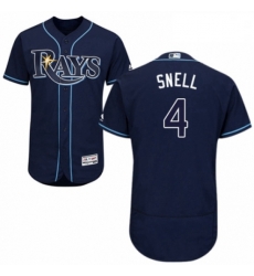 Mens Majestic Tampa Bay Rays 4 Blake Snell Navy Blue Alternate Flex Base Authentic Collection MLB Jersey Mens Majestic Tampa Bay Rays 4 Blake Snell Navy Blue Alternate Flex Base Authentic Collection MLB Jersey