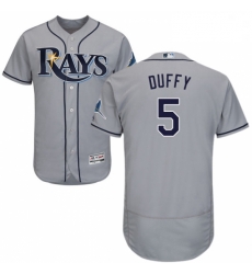 Mens Majestic Tampa Bay Rays 5 Matt Duffy Grey Flexbase Authentic Collection MLB Jersey Mens Majestic Tampa Bay Rays 5 Matt Duffy Grey Flexbase Authentic Collection MLB Jersey