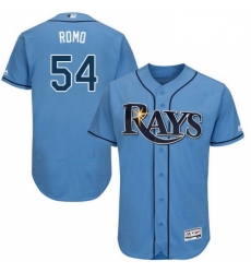 Mens Majestic Tampa Bay Rays 54 Sergio Romo Alternate Columbia Flexbase Authentic Collection MLB Jersey Mens Majestic Tampa Bay Rays 54 Sergio Romo Alternate Columbia Flexbase Authentic Collection MLB Jersey