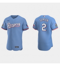 Men Texas Rangers 2 Marcus Semien Light Blue Flex Base Stitched jersey Men Texas Rangers 2 Marcus Semien Light Blue Flex Base Stitched jersey