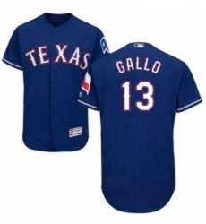 Mens Majestic Texas Rangers 13 Joey Gallo Royal Blue Alternate Flex Base Authentic Collection MLB Jersey Mens Majestic Texas Rangers 13 Joey Gallo Royal Blue Alternate Flex Base Authentic Collection MLB Jersey