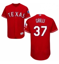 Mens Majestic Texas Rangers 37 Jason Grilli Red Flexbase Authentic Collection MLB Jersey Mens Majestic Texas Rangers 37 Jason Grilli Red Flexbase Authentic Collection MLB Jersey