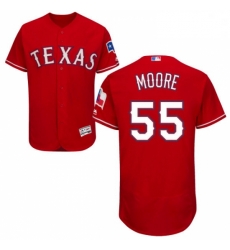 Mens Majestic Texas Rangers 55 Matt Moore Red Alternate Flex Base Authentic Collection MLB Jersey Mens Majestic Texas Rangers 55 Matt Moore Red Alternate Flex Base Authentic Collection MLB Jersey