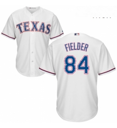 Mens Majestic Texas Rangers 84 Prince Fielder Replica White Home Cool Base MLB Jersey Mens Majestic Texas Rangers 84 Prince Fielder Replica White Home Cool Base MLB Jersey