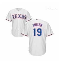 Mens Texas Rangers 19 Shelby Miller Replica White Home Cool Base Baseball Jersey Mens Texas Rangers 19 Shelby Miller Replica White Home Cool Base Baseball Jersey