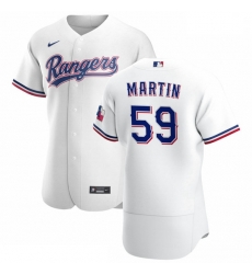 Texas Rangers 59 Brett Martin Men Nike White Home 2020 Authentic Player MLB Jersey Texas Rangers 59 Brett Martin Men Nike White Home 2020 Authentic Player MLB Jersey