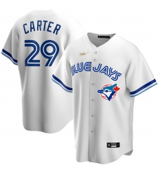 Men Toronto Blue Jays 29 Joe Carter Nike Home Cooperstown Collection Player MLB Jersey White Men Toronto Blue Jays 29 Joe Carter Nike Home Cooperstown Collection Player MLB Jersey White