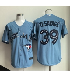 Men Toronto Blue Jays 39 Trey Yesavage Blue 2025 Cool Base Stitched Baseball Jersey