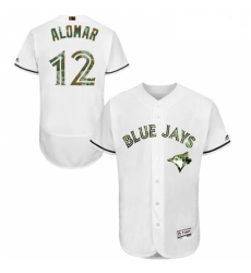 Mens Majestic Toronto Blue Jays 12 Roberto Alomar Authentic White 2016 Memorial Day Fashion Flex Base Jerseys Mens Majestic Toronto Blue Jays 12 Roberto Alomar Authentic White 2016 Memorial Day Fashion Flex Base Jerseys