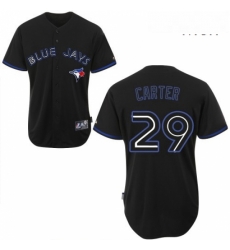 Mens Majestic Toronto Blue Jays 29 Joe Carter Authentic Black Fashion MLB Jersey Mens Majestic Toronto Blue Jays 29 Joe Carter Authentic Black Fashion MLB Jersey