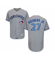 Mens Toronto Blue Jays 27 Vladimir Guerrero Jr Grey Road Flex Base Jersey Au Mens Toronto Blue Jays 27 Vladimir Guerrero Jr Grey Road Flex Base Jersey Au