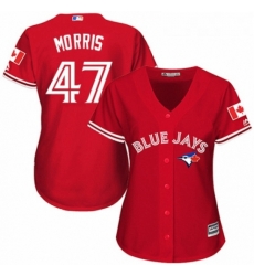 Womens Majestic Toronto Blue Jays 47 Jack Morris Authentic Scarlet Alternate MLB Jersey Womens Majestic Toronto Blue Jays 47 Jack Morris Authentic Scarlet Alternate MLB Jersey