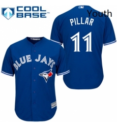 Youth Majestic Toronto Blue Jays 11 Kevin Pillar Authentic Blue Alternate MLB Jersey Youth Majestic Toronto Blue Jays 11 Kevin Pillar Authentic Blue Alternate MLB Jersey