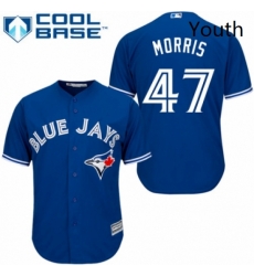 Youth Majestic Toronto Blue Jays 47 Jack Morris Replica Blue Alternate MLB Jersey Youth Majestic Toronto Blue Jays 47 Jack Morris Replica Blue Alternate MLB Jersey