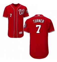 Mens Majestic Washington Nationals 7 Trea Turner Red Flexbase Authentic Collection MLB Jersey Mens Majestic Washington Nationals 7 Trea Turner Red Flexbase Authentic Collection MLB Jersey