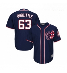 Mens Washington Nationals 63 Sean Doolittle Replica Navy Blue Alternate 2 Cool Base Baseball Jersey Mens Washington Nationals 63 Sean Doolittle Replica Navy Blue Alternate 2 Cool Base Baseball Jersey