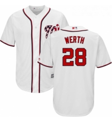 Youth Majestic Washington Nationals 28 Jayson Werth Replica White Home Cool Base MLB Jersey Youth Majestic Washington Nationals 28 Jayson Werth Replica White Home Cool Base MLB Jersey