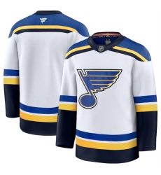 Men St Louis Blues Blank White 2024 25 Away Stitched Hockey Jersey Men St Louis Blues Blank White 2024 25 Away Stitched Hockey Jersey
