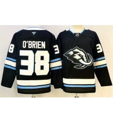 Men Utah Mammoth 38 Liam O 27Brien Navy 2025 Stitched Jersey