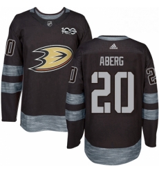 Mens Adidas Anaheim Ducks 20 Pontus Aberg Black 1917 2017 100th Anniversary Stitched NHL Jersey Mens Adidas Anaheim Ducks 20 Pontus Aberg Black 1917 2017 100th Anniversary Stitched NHL Jersey