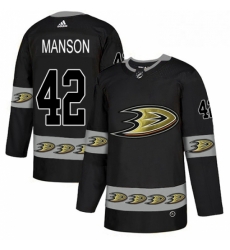 Mens Adidas Anaheim Ducks 42 Josh Manson Premier Black Team Logo Fashion NHL Jersey Mens Adidas Anaheim Ducks 42 Josh Manson Premier Black Team Logo Fashion NHL Jersey