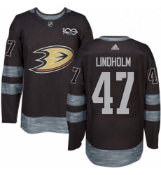 Mens Adidas Anaheim Ducks 47 Hampus Lindholm Premier Black 1917 2017 100th Anniversary NHL Jersey Mens Adidas Anaheim Ducks 47 Hampus Lindholm Premier Black 1917 2017 100th Anniversary NHL Jersey