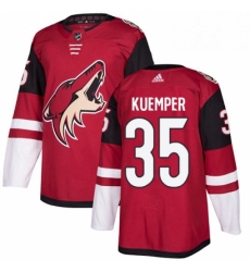 Mens Adidas Arizona Coyotes 35 Darcy Kuemper Authentic Burgundy Red Home NHL Jersey Mens Adidas Arizona Coyotes 35 Darcy Kuemper Authentic Burgundy Red Home NHL Jersey