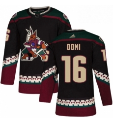 Youth Adidas Arizona Coyotes 16 Max Domi Premier Black Alternate NHL Jersey Youth Adidas Arizona Coyotes 16 Max Domi Premier Black Alternate NHL Jersey
