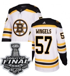 Mens Adidas Boston Bruins 57 Tommy Wingels Authentic White Away NHL Jersey Mens Adidas Boston Bruins 57 Tommy Wingels Authentic White Away NHL Jersey