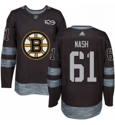 Mens Adidas Boston Bruins 61 Rick Nash Authentic Black 1917 2017 100th Anniversary NHL Jersey Mens Adidas Boston Bruins 61 Rick Nash Authentic Black 1917 2017 100th Anniversary NHL Jersey