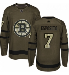 Youth Adidas Boston Bruins 7 Phil Esposito Premier Green Salute to Service NHL Jersey Youth Adidas Boston Bruins 7 Phil Esposito Premier Green Salute to Service NHL Jersey