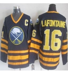 Buffalo Sabres #16 Pat Lafontaine Navy Blue CCM Throwback Stitched NHL Jersey Buffalo Sabres #16 Pat Lafontaine Navy Blue CCM Throwback Stitched NHL Jersey