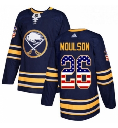 Mens Adidas Buffalo Sabres 26 Matt Moulson Authentic Navy Blue USA Flag Fashion NHL Jersey Mens Adidas Buffalo Sabres 26 Matt Moulson Authentic Navy Blue USA Flag Fashion NHL Jersey