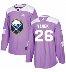 Mens Adidas Buffalo Sabres 26 Thomas Vanek Authentic Purple Fights Cancer Practice NHL Jersey Mens Adidas Buffalo Sabres 26 Thomas Vanek Authentic Purple Fights Cancer Practice NHL Jersey
