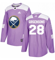 Mens Adidas Buffalo Sabres 28 Zemgus Girgensons Authentic Purple Fights Cancer Practice NHL Jersey Mens Adidas Buffalo Sabres 28 Zemgus Girgensons Authentic Purple Fights Cancer Practice NHL Jersey