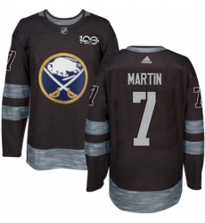 Mens Adidas Buffalo Sabres 7 Rick Martin Premier Black 1917 2017 100th Anniversary NHL Jersey Mens Adidas Buffalo Sabres 7 Rick Martin Premier Black 1917 2017 100th Anniversary NHL Jersey