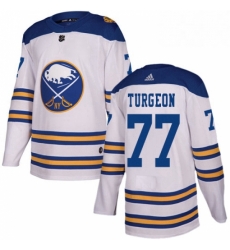 Mens Adidas Buffalo Sabres 77 Pierre Turgeon Authentic White 2018 Winter Classic NHL Jersey Mens Adidas Buffalo Sabres 77 Pierre Turgeon Authentic White 2018 Winter Classic NHL Jersey
