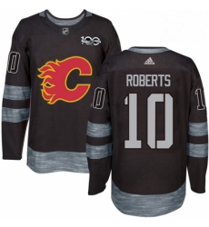 Mens Adidas Calgary Flames 10 Gary Roberts Authentic Black 1917 2017 100th Anniversary NHL Jersey Mens Adidas Calgary Flames 10 Gary Roberts Authentic Black 1917 2017 100th Anniversary NHL Jersey