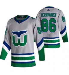 Men Carolina Hurricanes 86 Teuvo Teravainen Grey Adidas 2020 21 Reverse Retro Alternate NHL Jersey Men Carolina Hurricanes 86 Teuvo Teravainen Grey Adidas 2020 21 Reverse Retro Alternate NHL Jersey