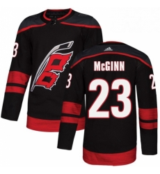 Mens Adidas Carolina Hurricanes 23 Brock McGinn Premier Black Alternate NHL Jersey Mens Adidas Carolina Hurricanes 23 Brock McGinn Premier Black Alternate NHL Jersey
