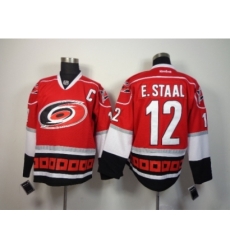NHL Carolina Hurricanes #12 Eric Staal Red Home Jerseys NHL Carolina Hurricanes #12 Eric Staal Red Home Jerseys