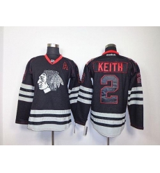 Blackhawks #2 Duncan Keith Black Accelerator Stitched NHL Jersey Blackhawks #2 Duncan Keith Black Accelerator Stitched NHL Jersey