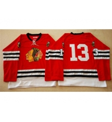 Chicago Blackhawks #13 Daniel Carcillo Red Mitchell And Ness 1960-61 Stitched NHL Jersey Chicago Blackhawks #13 Daniel Carcillo Red Mitchell And Ness 1960-61 Stitched NHL Jersey
