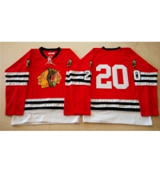 Chicago Blackhawks #20 Brandon Saad Red Mitchell And Ness 1960-61 Stitched NHL Jersey Chicago Blackhawks #20 Brandon Saad Red Mitchell And Ness 1960-61 Stitched NHL Jersey