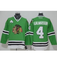 Chicago Blackhawks #4 Nikals Hjalmarsson Green Stitched NHL Jersey Chicago Blackhawks #4 Nikals Hjalmarsson Green Stitched NHL Jersey