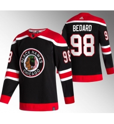 Men Chicago Blackhawks 98 Dylan Strome Black Adidas 2020 21 Reverse Retro Alternate NHL Jersey Men Chicago Blackhawks 98 Dylan Strome Black Adidas 2020 21 Reverse Retro Alternate NHL Jersey