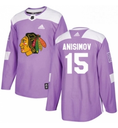 Mens Adidas Chicago Blackhawks 15 Artem Anisimov Authentic Purple Fights Cancer Practice NHL Jersey Mens Adidas Chicago Blackhawks 15 Artem Anisimov Authentic Purple Fights Cancer Practice NHL Jersey