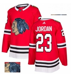Mens Adidas Chicago Blackhawks 23 Michael Jordan Authentic Red Fashion Gold NHL Jersey Mens Adidas Chicago Blackhawks 23 Michael Jordan Authentic Red Fashion Gold NHL Jersey